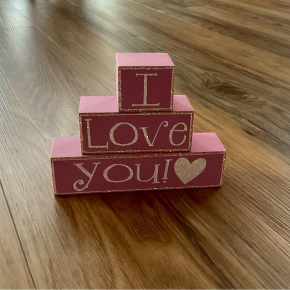 I LOVE YOU WOODEN BLOCKS - Perfect for VALENTINES DAY or special occasions!!! 🥳 - Picture 9 of 10